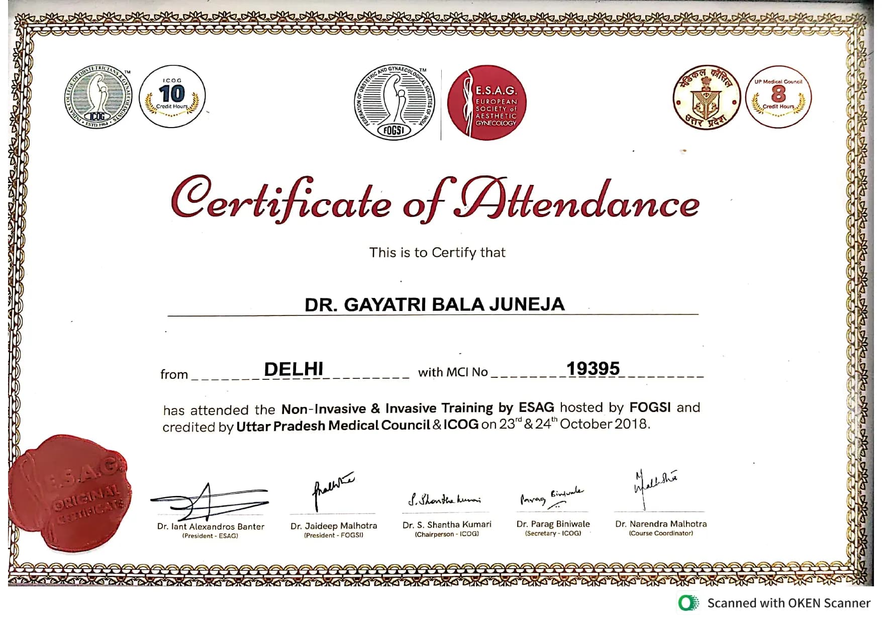 Doctor Certificate 3